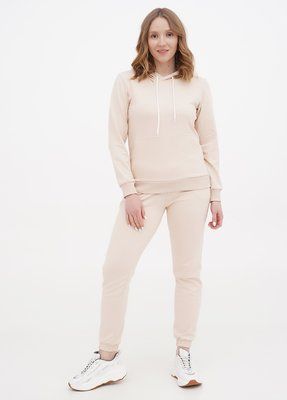 Спортивний костюм жіночий c худі, бежевий XL 1483690759 фото