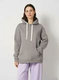 Худи женское на флисе Oversize, стальной 02 67745241331 фото