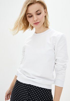 Свитшот женский спортивный, 2-х нитка белый M sweeatshitWhite2 фото